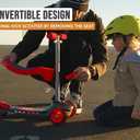 Razor Rollie DLX, 3-Wheel Light-Up Scooter for Younger Children, Seated and Stand-Up Riding Options