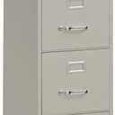 Alera Vertical File, 4 Letter-Size File Drawers, Light Gray, 15" x 25" x 52"