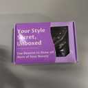 KooKaStyle Clip in Synthetic Hair Extensions Long Wavy 4PCS Thick Hairpieces Black Fiber Double Weft Natural Hair Extensions 24 Inch for Women