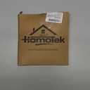 HOMOTEK 8 Pack Hinge Pin Oil Rubbed Bronze Door Stopper,Adjustable Deluxe Heavy Duty Door Stopper 2-1/2"x1-3/4,with Black Rubber Bumper Tips