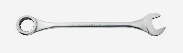 URREA 12-Point Combination Wrench - 2-1/8" Jumbo Mechanics Tool with Hot Drop Forged Construction & Satin Finish, 30"