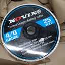 InstallGear 4 Gauge Battery Cable - 25ft Pure Copper OFC Cable, Flexible Power and Ground Wire for Car Audio, Speaker, RV Trailer, Amp, and Battery Wiring - Durable and Heat Resistant Jacket