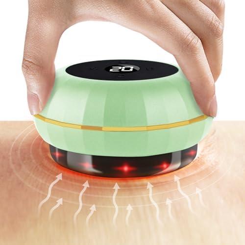 RIMAYA Electric Cupping Therapy Set, 5-in-1 Smart Cupping Kit for Massage Therapy Set with 12 Levels Temp & Suction, Cups Device for Pain Relief