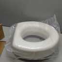 Cardinal Health CBAS0026 Elevated Toilet Seat Without Clamp, 4.5IN, 300LB, Case of 3