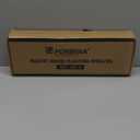 Forbena Walnut Brown Wall Bookshelf for Bedroom, Wooden Floating Book Shelves for Office, Small Wall Shelving Unit for Living Room Nursery Kitchen Bathroom Kids Room (Walnut Color) (17 Inches)