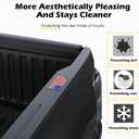 American Flag Stake Pocket Covers for 2019-2024 Chevy Silverado/GMC Sierra 1500, 2020-2024 GMC Sierra 2500/3500HD, Truck Bed Rail Caps Covers Rear Caps Bed Rail Holes Covers,(Blue/Red/Chrome, 2-Pack)