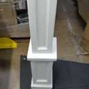 Mayne Newport Plus Mailbox Post with Standard Arm Weather-Resistant, Durable Classic Design Easy-to-Install Outdoor Mailbox Post