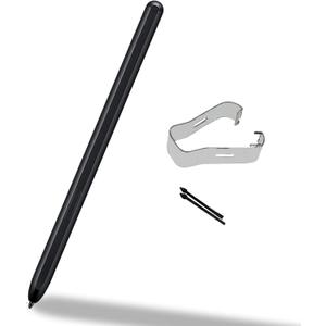 Galaxy Z Fold 4 S Pen Fold Edition,S Pen Z Fold 4,4096 Pressure Levels,Stylus Pen Replacement for Samsung Galaxy Z Fold 4 5G + Tips/Nibs(Black) EF- FF92PCBEGUS
