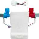 Upgrade W11101906 W11210463 Washer Water Inlet Valve Compatible with Whirlpool Amana Crosley Maytag, Replaces W10701461 W10883458 W10869803 W11038696 AP6329219