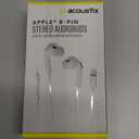 Acoustix Apple 8-pin Stereo Audiobuds With In-Line Microphone And Remote White