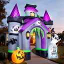 ZPISF Halloween Inflatables 12 FT Haunted House Castle Archway Decorations