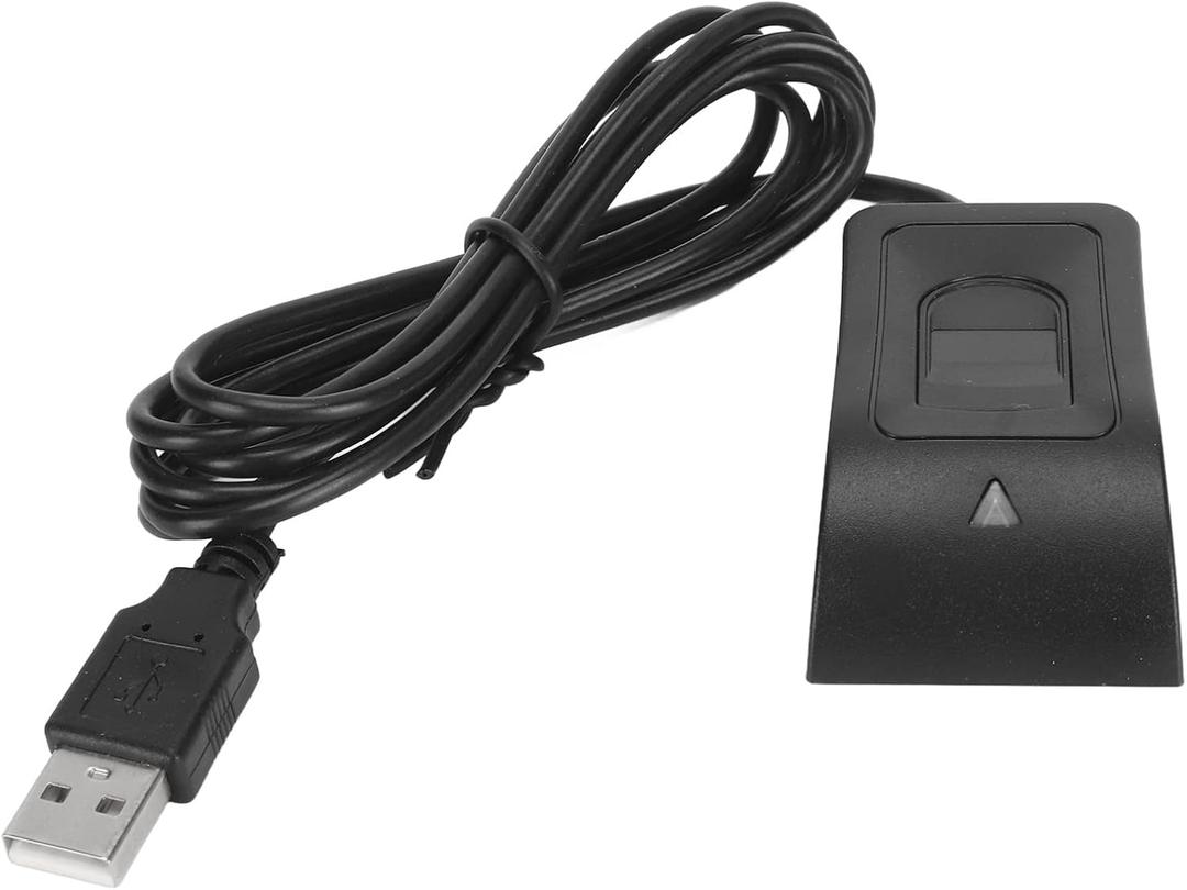 USB Fingerprint Reader Fingerprint for Windows10/11, Hello Automatic Driver Installation with 5ft Extension Cable, Password Operation, Hold 10 Fingerprints