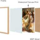 Retro Girl Room Wall Art Prints Beautiful Elegant Dancing Girl Poster Canvas Art Wall Decor Picture For Bedroom Practice Room Dorm Bathroom Wall Decor Aesthetic Home Artwork 8"  10" In Framed (MK06.)