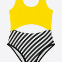 PatPat Baby Girl's One-Piece Swimsuit, 2Y