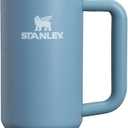 Stanley Quencher H2.0 Tumbler with Handle and Straw 30 oz | Flowstate 3-Position Lid | Cup Holder Compatible for Travel | Insulated Stainless Steel Cup | BPA-Free | Indigo