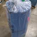 Angeles 48" x 10' Quiet Divider With Sound Dampening Panels, Freestanding Room Divider Wall, Blue