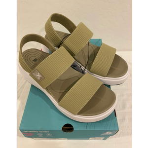 ZEROXPOSUR, JULIANNA SANDAL, TWILL CANVAS, WOMENS SIZE 8.5