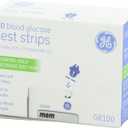 GE100 Blood Glucose Test Strips - 4/Boxes of 50 Strips = 200/Total Strips, USE BY 2026/05/26