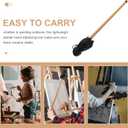 COHEALI Wooden Mahl Stick 20. 5 Inch, Painter's Hand Steadying Accessory for Accurate Strokes, Lightweight Hand Stabilizer Stick for Oil Painting and Canvas Artwork