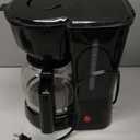 BLACK+DECKER 12-Cup Coffee Maker with Easy On/Off Switch, Easy Pour, Non-Drip Carafe with Removable Filter Basket, Vortex Technology, Black