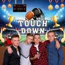 Football Party Backdrop Touch Down Sports Match Medal Trophy Football Field Photography Background Kids Adults Boys Football Sports Themed Birthday Party Decoration 8x6FT (8x6FT(width 240cm x Height 180cm))