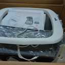 Mintakawa Automatic Cat Litter Box Self Cleaning - APP Control and Weight Monitoring - Ultra-Quiet, Suitable for Medium Cats and Kittens, Safe Anti-Pinch Litter Box (Assembly Required) - White