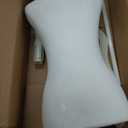 Mannequin Dress Form Female Dress Model Torso Display Mannequin Body 50-63 Inch Height Adjustable Tripod Stand (White, 50-63 Inches)