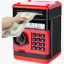 Refasy Children's Toy for 57 & 816 Year Olds  Piggy Banks & ATM for Boys & Girls  Perfect Birthday & Christmas Gifts  Red