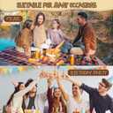 Zopeal 100 Pieces Thanksgiving 12 oz Disposable Coffee Cups with Lids Paper Hot Cup 4 Fall Design Patterns Cute Cups for Hot Tea Beverage Water Juice Dinner Wedding Event Holiday Decoration