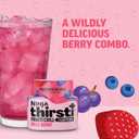 Ninja Thirsti Flavored Water Drops, FRUITI CHILL+ Wild Berry, Bold Fruit Flavor with Caffeine, Sparkling or Still, Zero Calories, Zero Sugar, Makes 17, 12oz drinks, 3 Pack, WCFWDBRAM