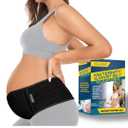 ChongErfei Pregnancy Belly Band Maternity Belt Back Support Abdominal Binder Back Brace - Pregnancy Waist Cincher (Size Large)