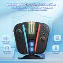 KINWIN Charging Dock for Nintendo Switch 2 (2025) Joypad Controllers, NS2 Joypads Charging Station with Lamppost LED Indication, Magnetic Charger Stand with a USB Type-C Charging Cable