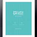 LaVie Home 18x24 Picture Frame Black Poster Frame, Display Pictures 16x20 with Mat or 18x24 Without Mat, Stable and Sturdy Frame and Polished Plexiglass, Horizontal and Vertical Format of The Walls