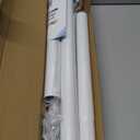 Supforce Closet Rods for Hanging Clothes, 17 to 69 Inches Stepless Adjustable Metal Closet Rod, 1.3 Inches Heavy Duty Clothes Hanging Rod for Closet Wardrobes Laundry RV, White