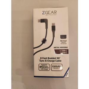 GEAR 8 Foot Braided 90° Sync & Change Cable