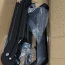 Suptek Monitor Mount Gas Spring Monitor Arm Desk Mount Fully Adjustable Fits 17 20 22 23 24 26 27 32 35 inch Monitors Weight Capacity up to 24.25 lbs (black)