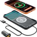 Wireless Car Charger Pad, 15w Fast Car Wireless Chargers Charging pad Non Slip Charger for Car Wireless Phone Charger for iPhone 17/16/15/14/13/12 Pro Max,Samsung S23 S22 S20 for Android, 30cm Cable