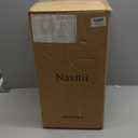 Large Hanging Porch Light 12.4 Inch Dusk to Dawn Outdoor Pendant Light with Water Ripple Glass Waterproof Outdoor Hanging Lantern Light with Adjustable Chain E26 Socket (Black)