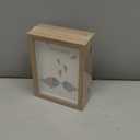 ZEEYUAN 5x7 Shadow Box Picture Frame Double Hinged Display Case, 5x7 Couples Picture Frame Shadow Box Glass Front Stand Vertical Tabletop, Mothers Day Christmas Valentines Aniversary Gifts for Women