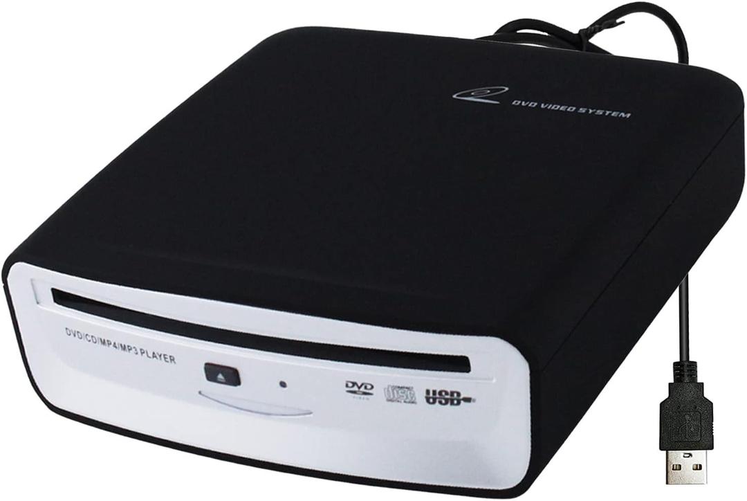USB Portable CD Player for Car - Universal External CD Player for Car Android Navigation/TV (Android Version 4.4 and Above) Plug and Play