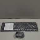 Logitech MK235 Wireless Keyboard and Mouse Combo for Windows, 2.4 GHz Wireless Unifying USB Receiver, 15 FN Keys, Long Battery Life, Compatible with PC, Laptop