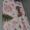 Feelyou Christmas Bed Sheets Set Boys Christmas Tree Sheet Set for Kids Teens Ultra Soft Cartoon Car Sheets with Deep Pocket Fitted Sheet Watercolor Xmas Theme Bedding Set Room Decor Twin Size (Multi 10)