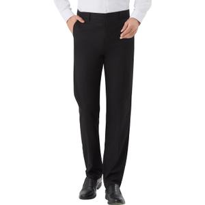 Men's Classic Fit Flex Waist Flat Front Dress Pant, W38 L34