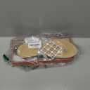 UTIKLIOU Women's Rhinestone Flat Sandals T-Strap Thong Sandals Summer Flat Sandals Flip Flop Sandals for Women (11.5)