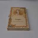 Gospire Rectangle Lighted Makeup Mirror with Lights and 1X/7X Magnifying Mirror, Height Adjustable and 4000mAh Rechargeable for Bedroom, 8.5x7.4 Large Surface, Stepless Dimming - White