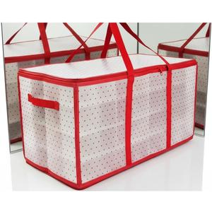 Christmas Ornament Storage Box with 128 Capacity - Waterproof Hard Plastic Organizer, Foldable Design & Dual Zipper for Holiday Balls - Portable Decoration Storage Container