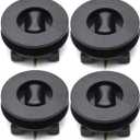 4 Set Mat Carpet Clips Fixing Grips Clamps Floor Holders Sleeves, Interior Floor Mat Non-Slip Fasteners Accessories, Foot Pad Buckle Set, Universal for Cars Portable Fixing Device