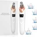 2026 Pore Vacuum, USB Rechargeable Blackhead Remover Vacuum,3 Levels Adjustable Pore Vacuum Blackhead Remover, with 5 Suction Power,6 Probes,Face Vacuum Pore Cleanser for Women & MenGold