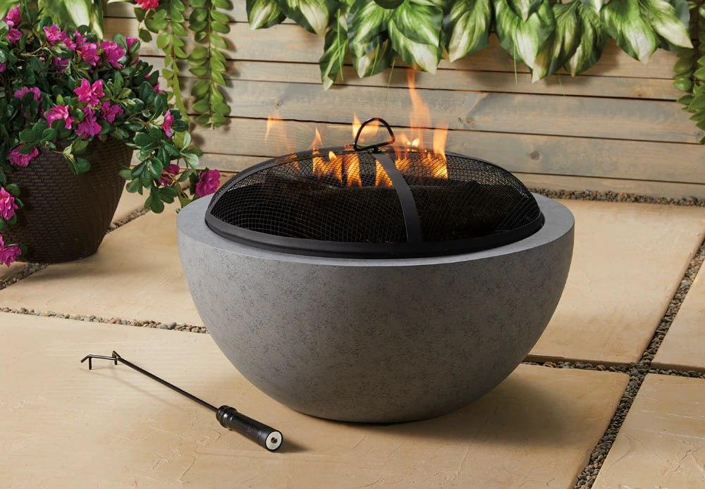 Hd Designs Outdoors, Deep Bowl Fire Pit, 24 inch Round