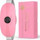 Portable Heating Pad, 5s Fast Heating, 3 Heat Levels and 3 Massage Modes, Heating Pad for Period Cramps for Women and Girls(Pink)